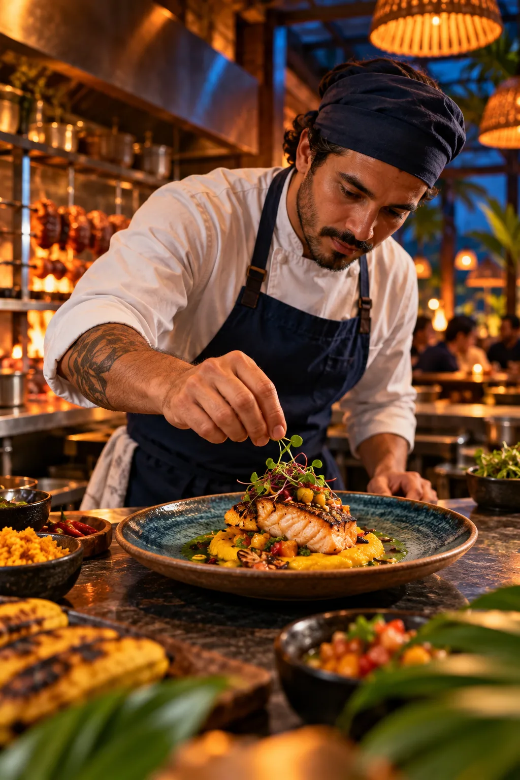Exemplo de conteúdo visual para restaurantes